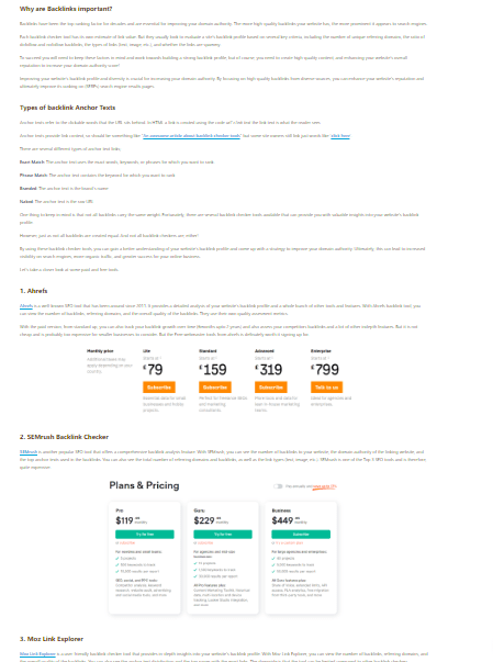 the layout for writing a blog post