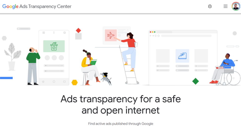 Google ads transparency tool